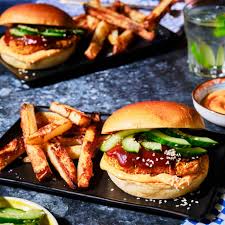 chicken tandoori burger