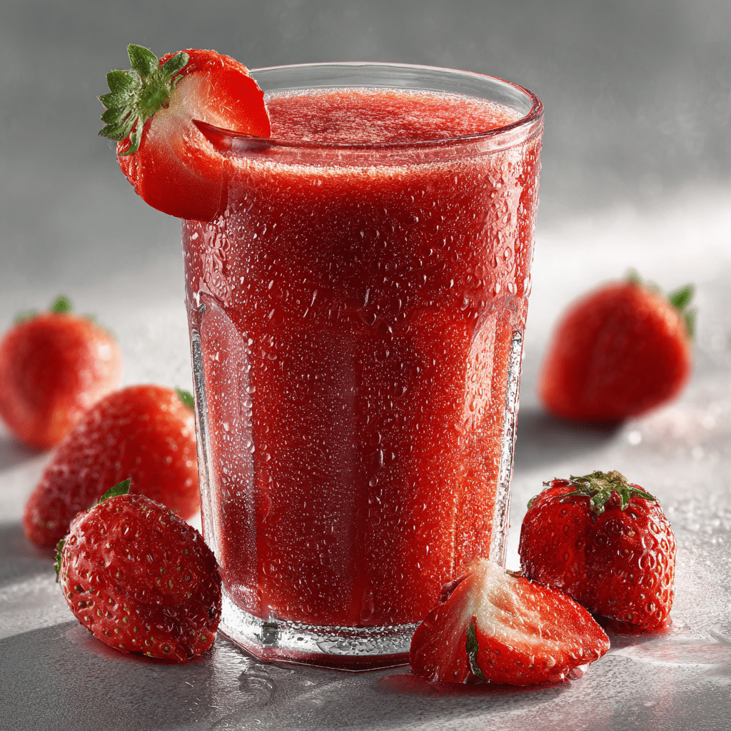 Our Menu Strawberry Juice Recipe Featured
