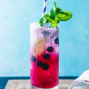 blue berry mojitos