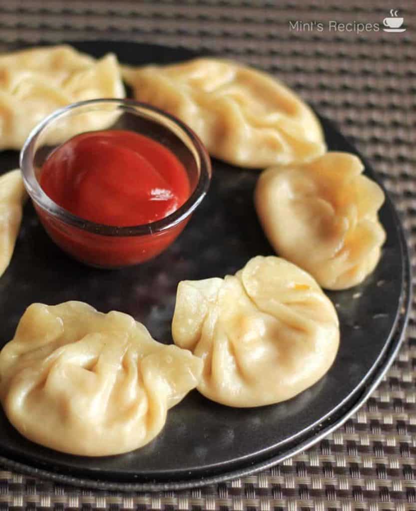 Our Menu veg corn momos