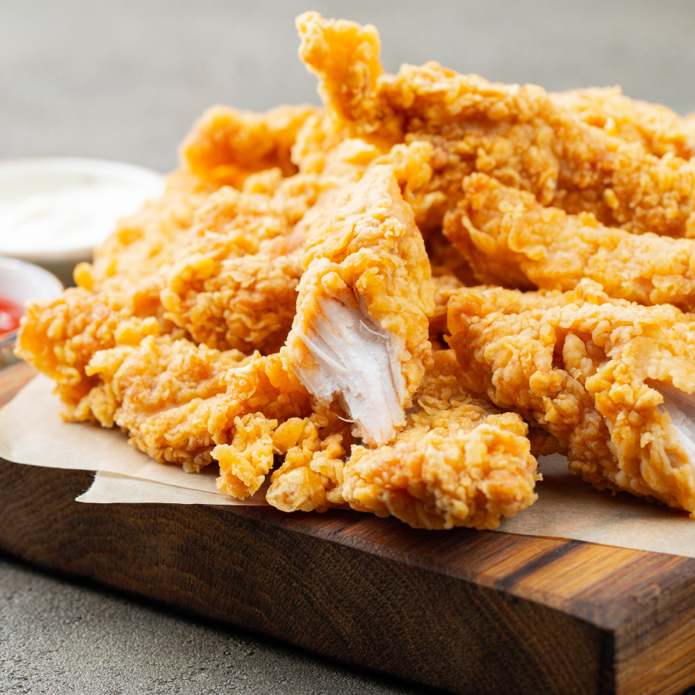 Our Menu crispy chicken strips