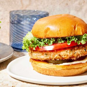 crispy fish burger