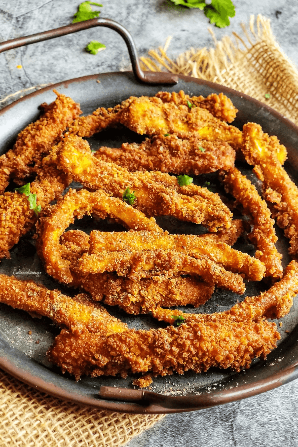 Our Menu crispy baby corn strips