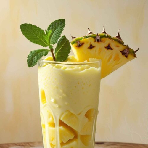 Our Menu pineapple milkshakes