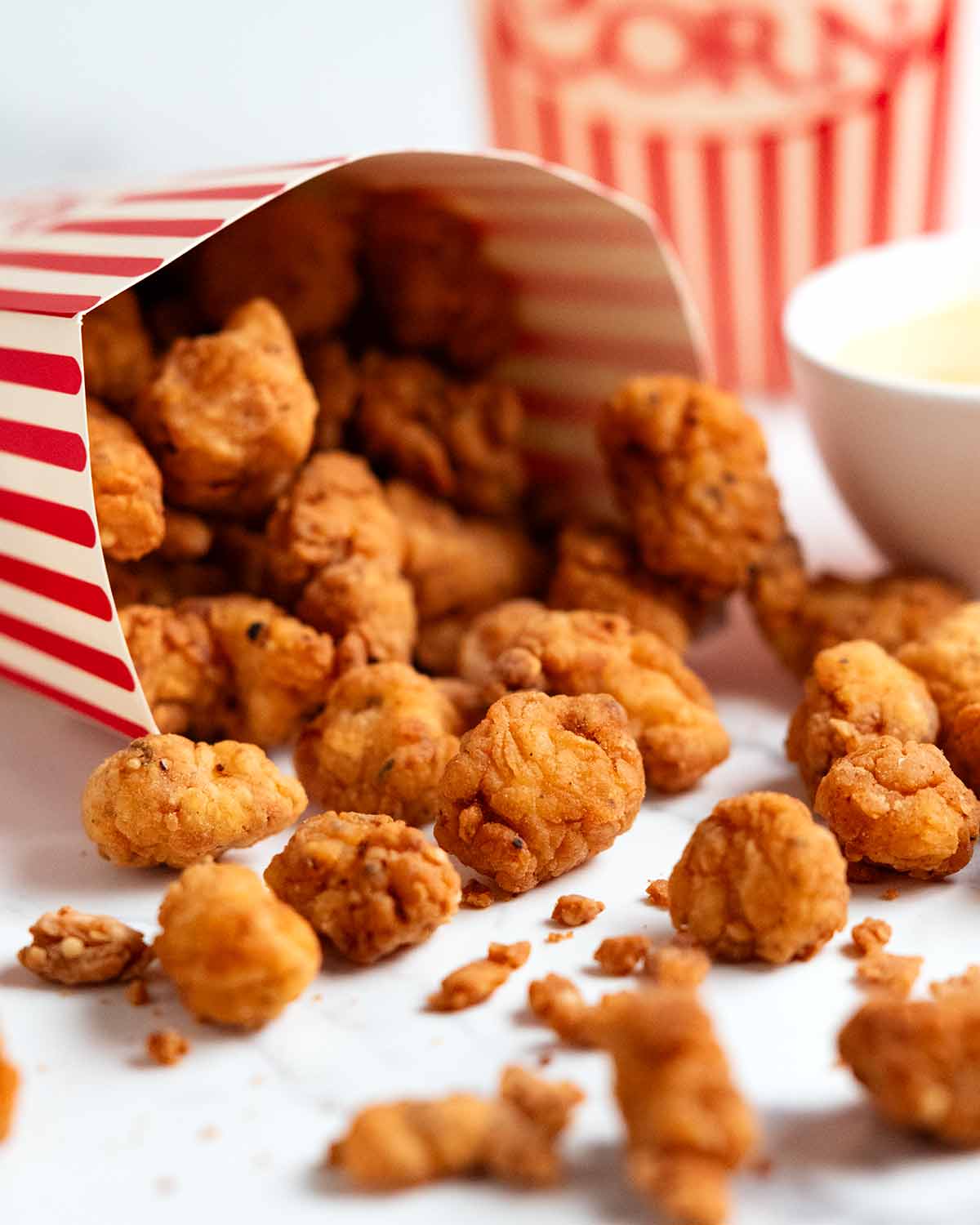 Our Menu small popcorn chicken