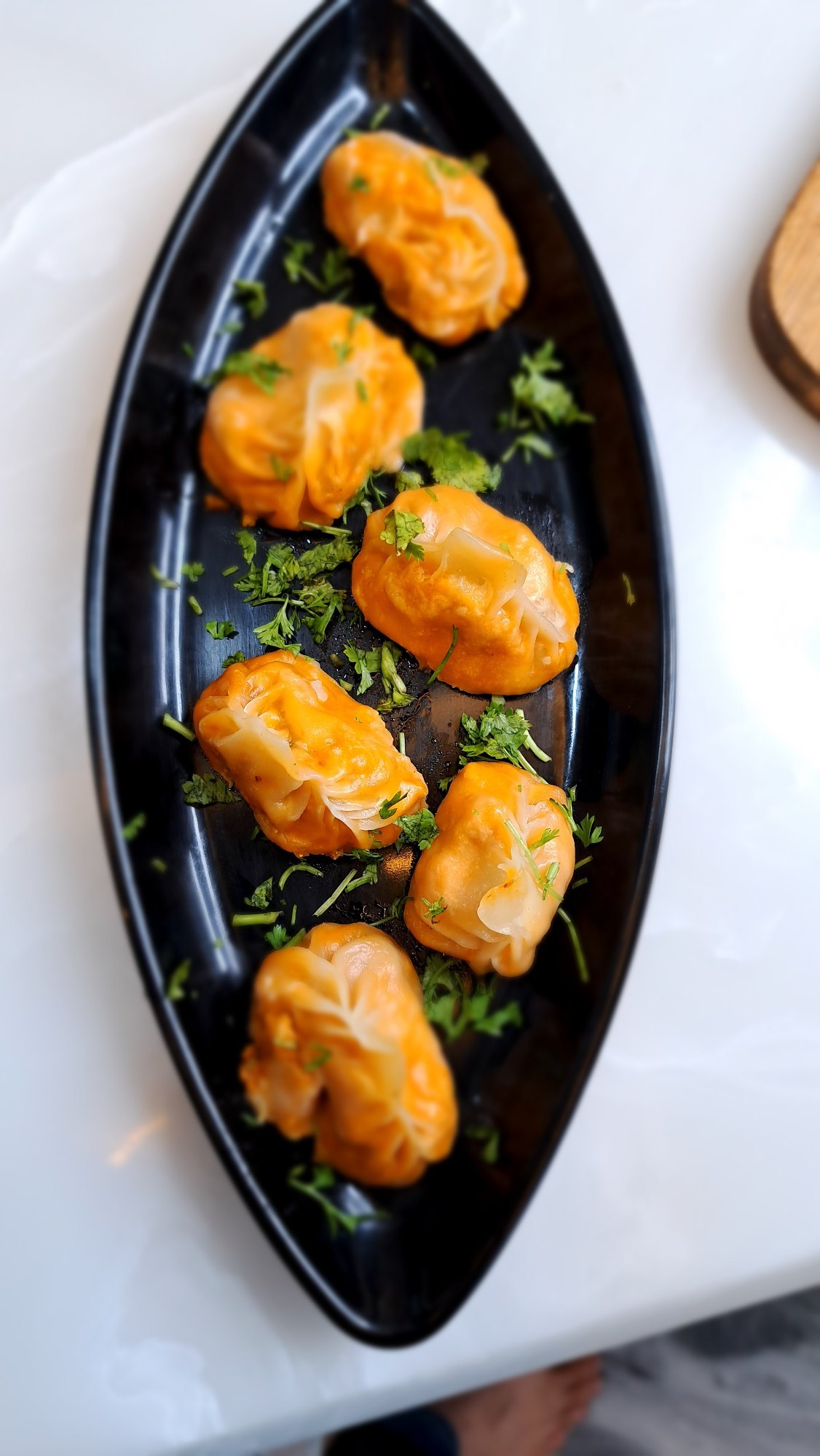 Our Menu chicken barbeque momos