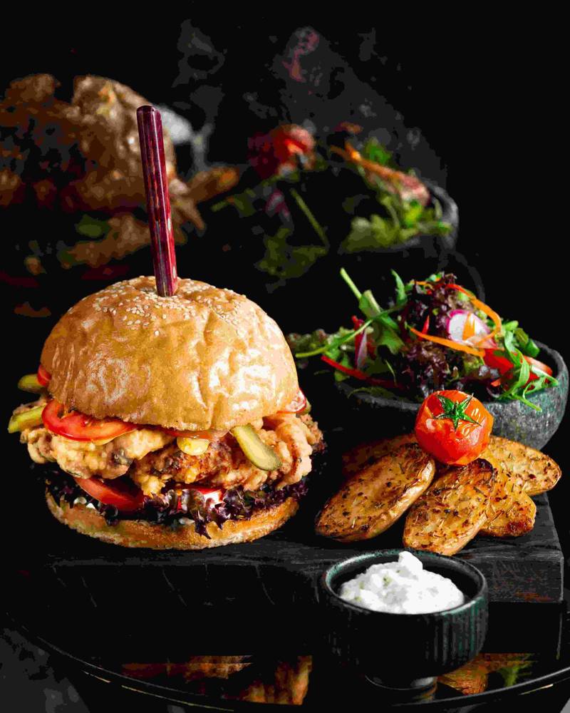 Our Menu special non veg burger