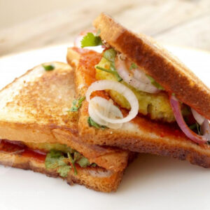 veg aalu tikka sandwich