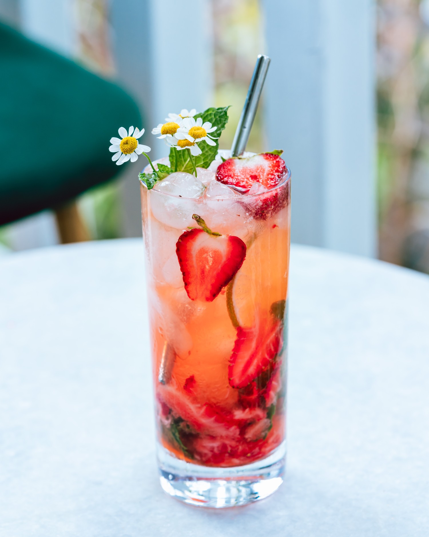 Our Menu strawberry mojitos
